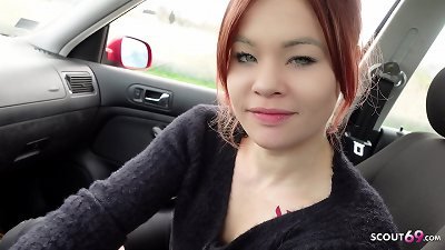GERMAN SCOUT - small German redhead damsel Lizzy Rose Pickup for casting poke
