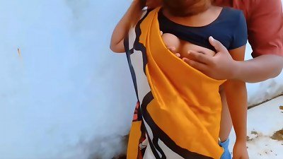 Indian couple outdoor - I pulverized my teacher in college have fun ground