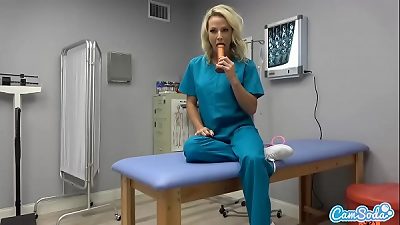 CamSoda - Nurse420 jerks at Work during lunch