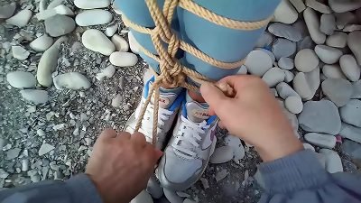 Sofi restrain bondage two against the river Reading book pov