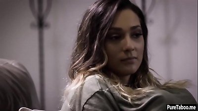 virgin teen pulverized by a freaky family friends phat manstick