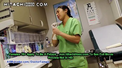 Don't Tell medic I jism On The Clock! Latina Nurse Jasmine Rose Sneaks Into exam Room, jerks With Magic hitachi At HitachiHoes.com!
