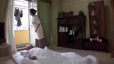 japanese woman tempt sick grandpa