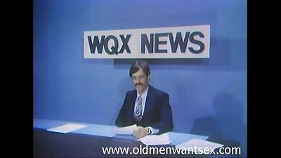 Anchorman gets his jizz-shotgun fellated under the desk