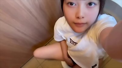 [Toilet masturbation] I masturbated so much that my cunny was soddening wet... I splooged a lot today too.