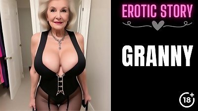 [GRANNY Story] Elevator hump with a wild GILF Part 1
